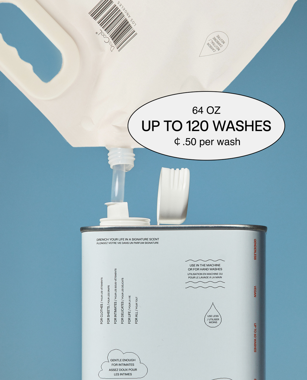 xtra milk detergent refill - 64oz