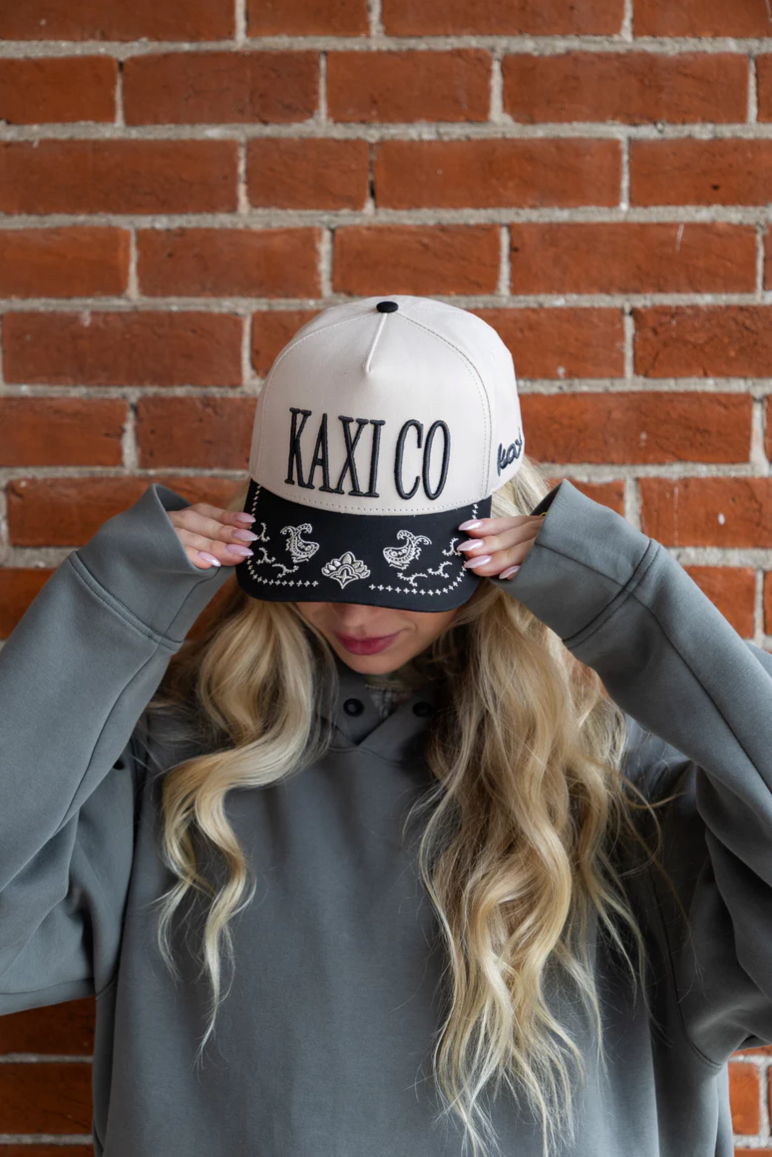 paisley trucker hat