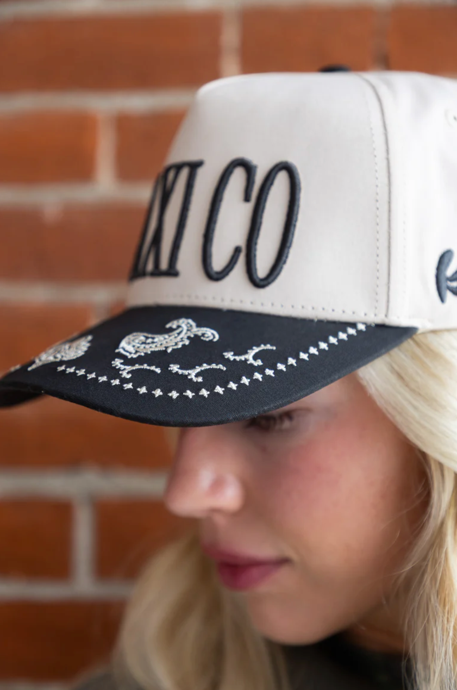 paisley trucker hat