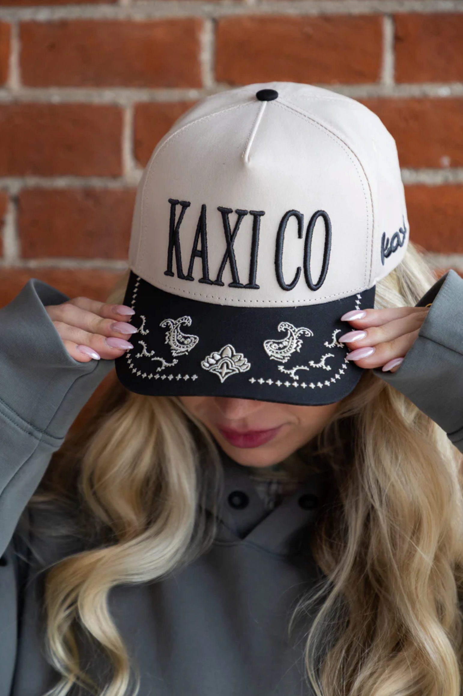 paisley trucker hat